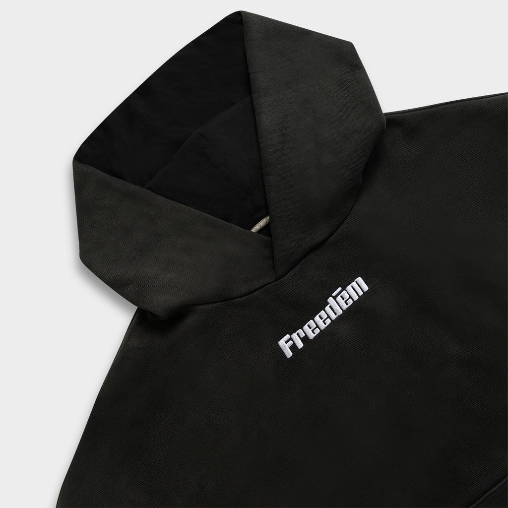 Oversized "Live Free" Hoodie