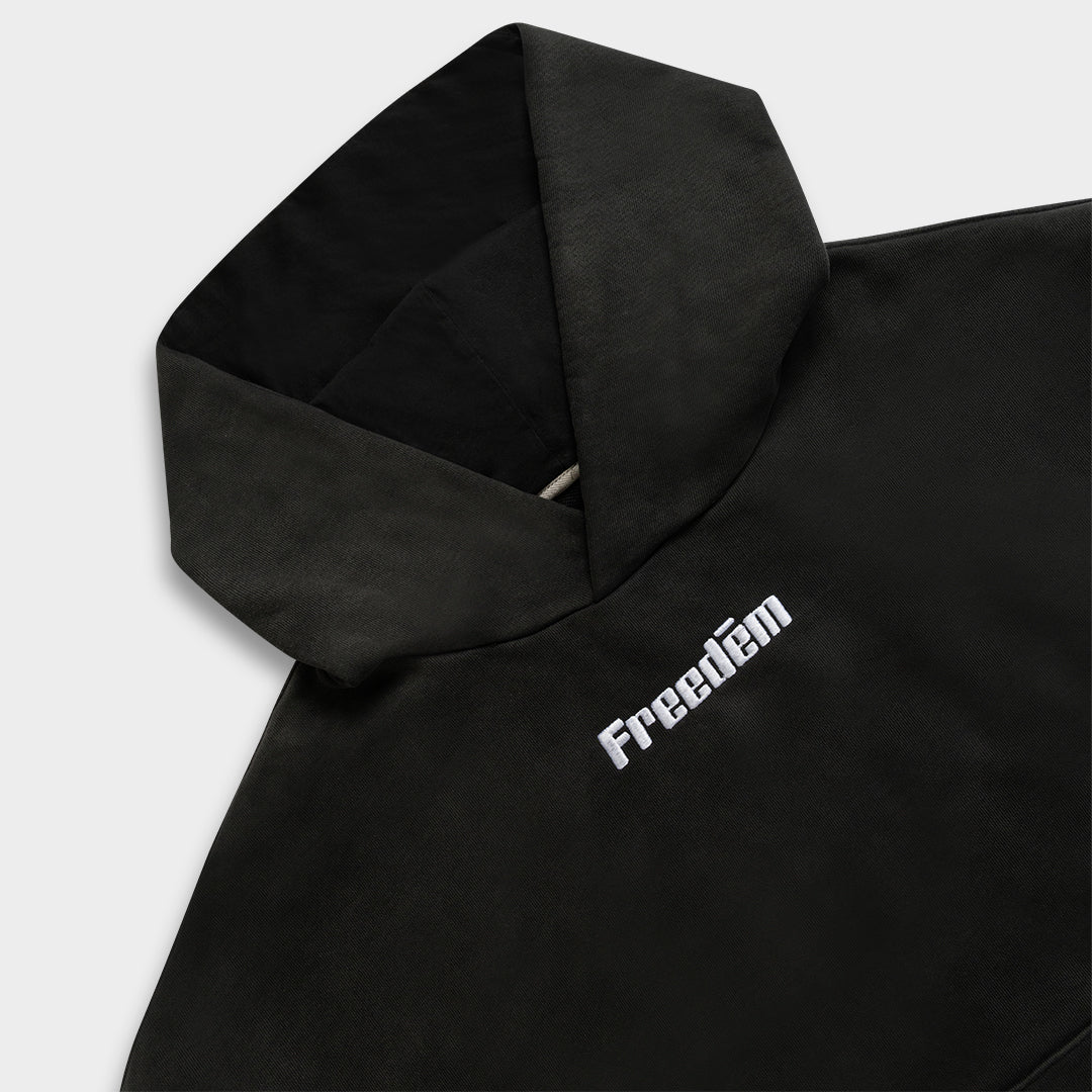 Oversized "Live Free" Hoodie